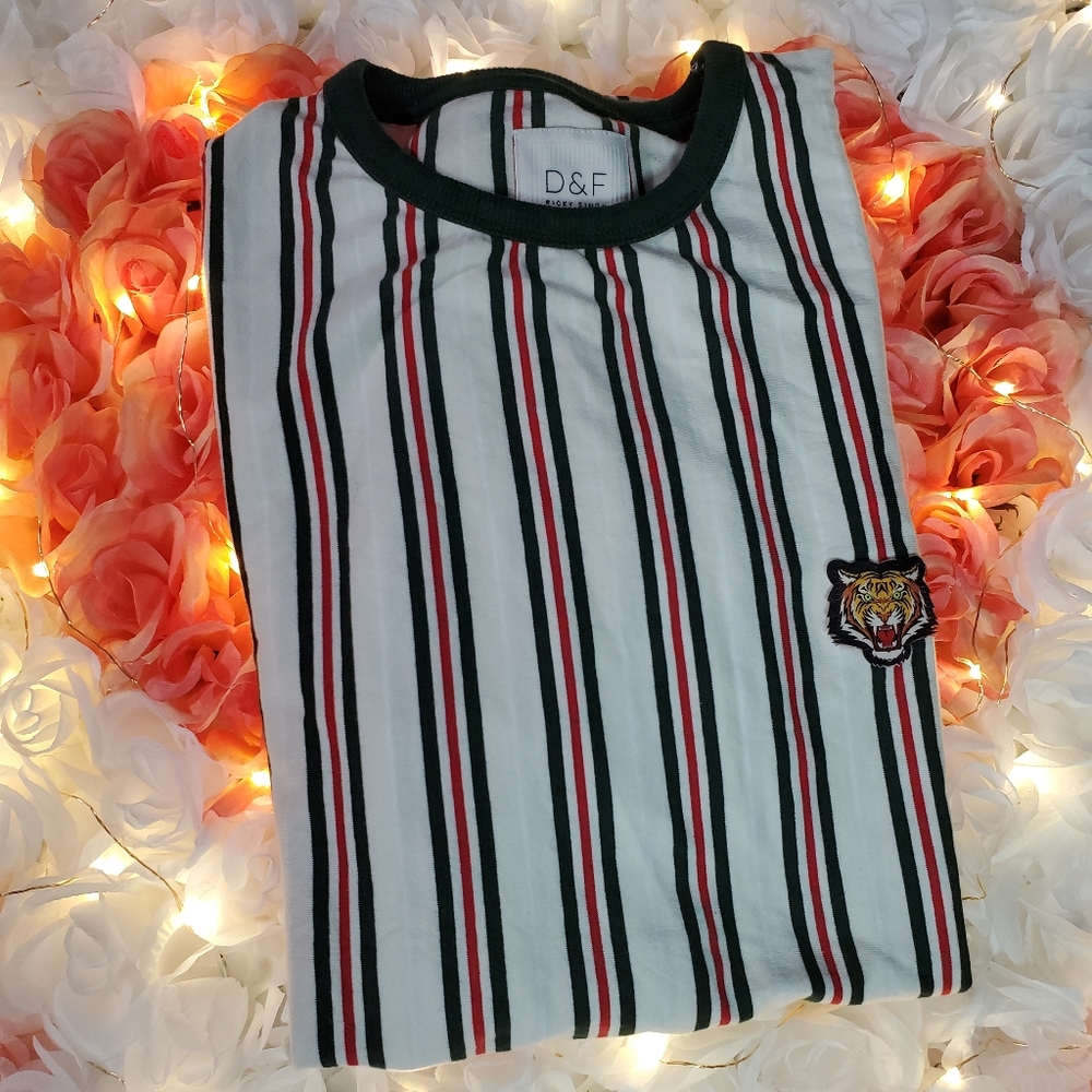 D&F Ricky Singh Striped T-shirt